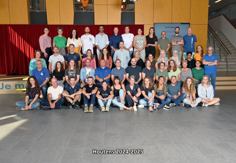 Het team van Houtens met alle medewerkers.
