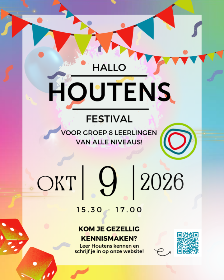 Hallo Houtens festival voor alle groep 8 leerlingen