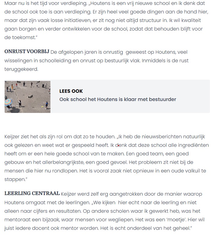 Houtens in de media
