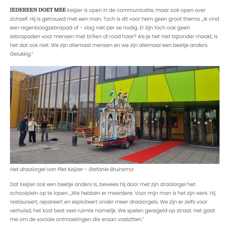 Nieuwe directeur Houtens in de media