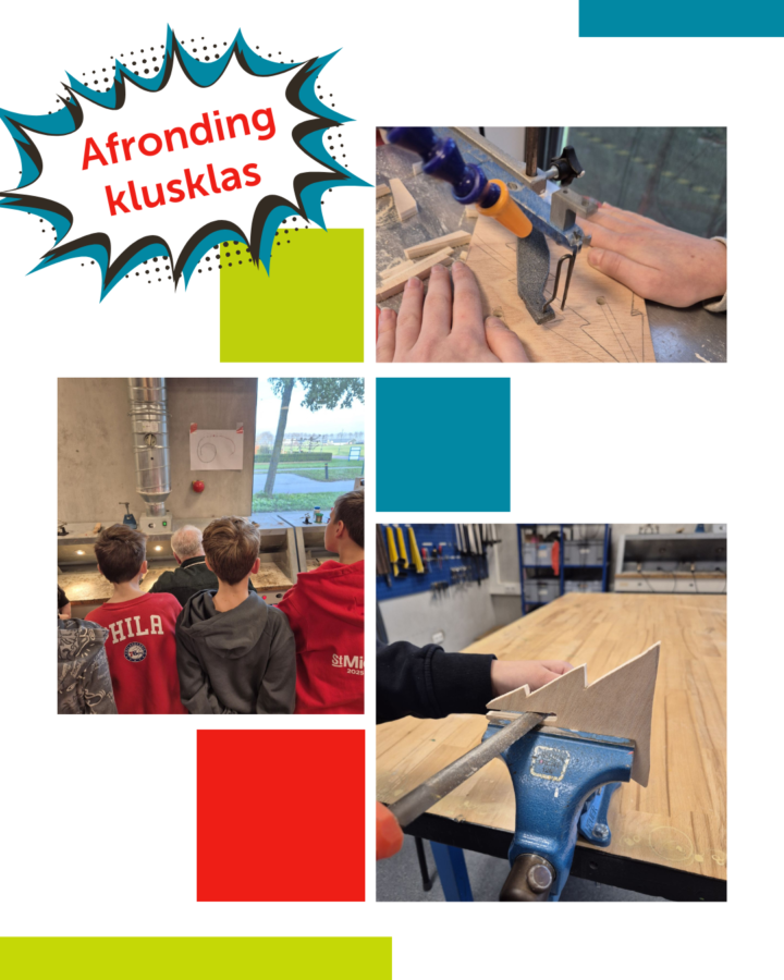 Afronding klusklas Houtens